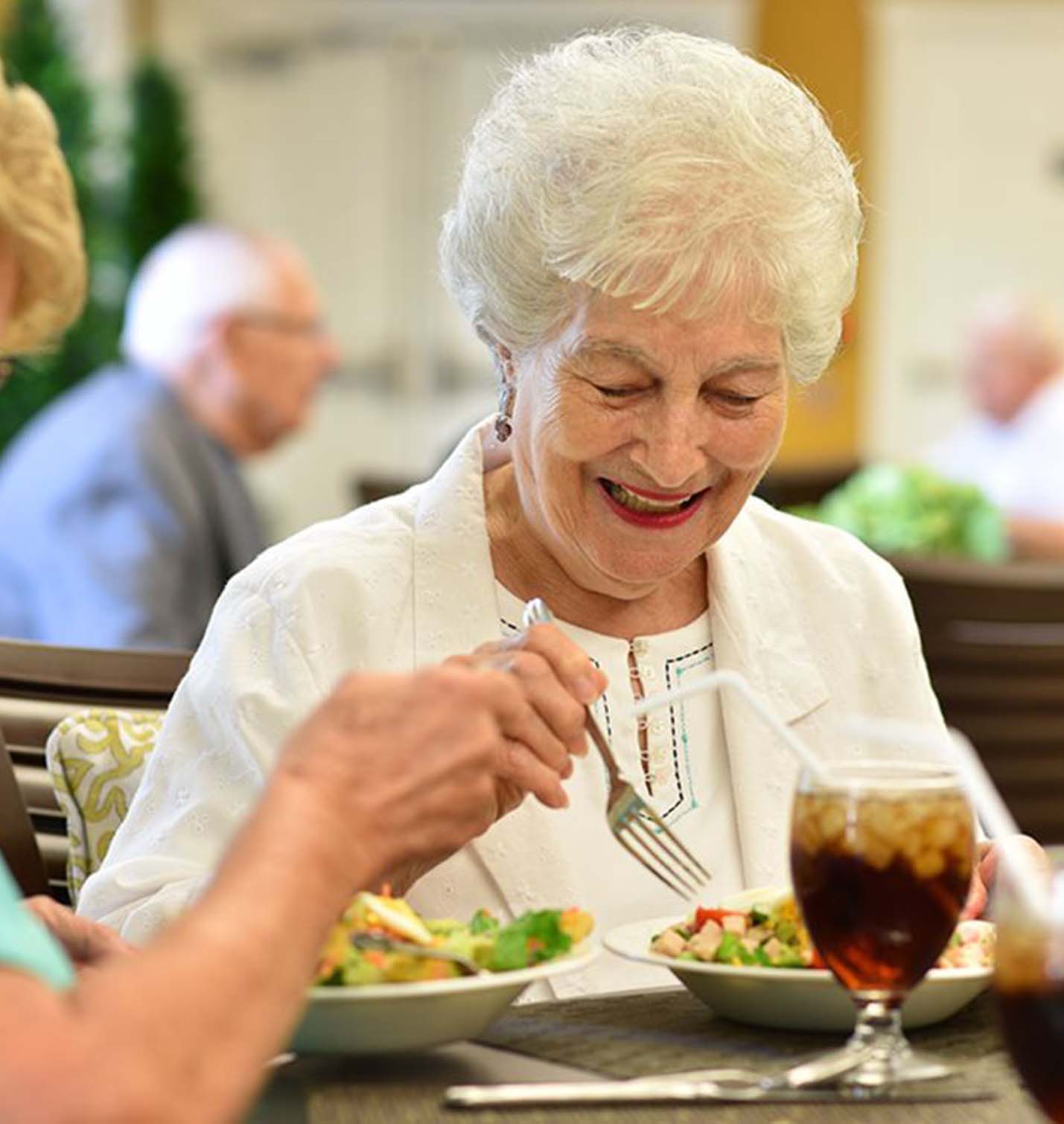 Woman eating